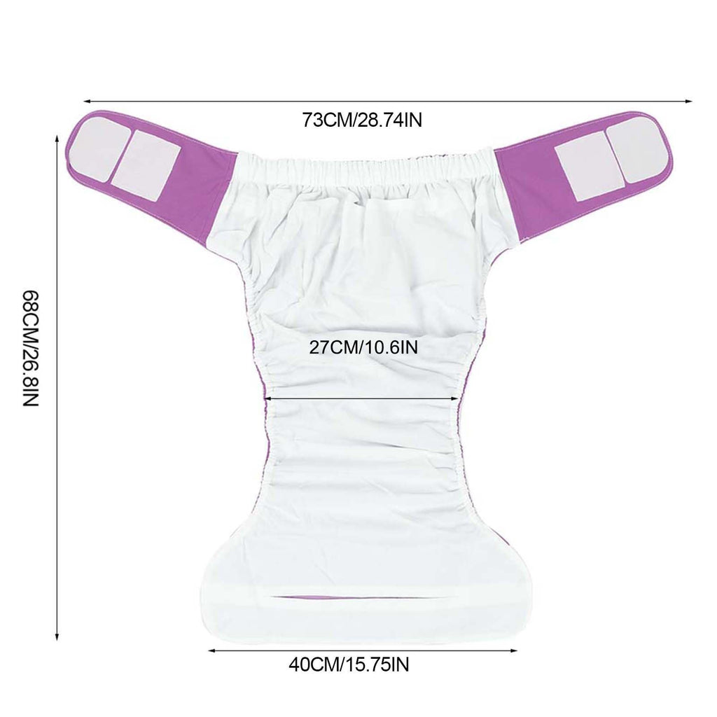 ZJchao Adult Diaper Cover, Waterproof Washable Reusable Adult Elderly Cloth Diapers Adult Pocket Nappy Cover Diapers for Adults Pocket Nappies Adult Diaper Adult Pocket Nappy Cover()