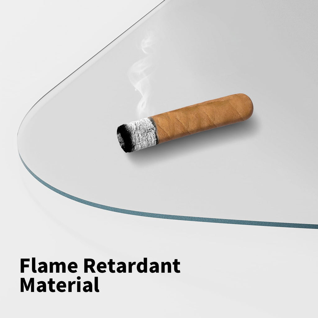 WASJOYE Office Chair Mat for Hard Floor, 30 x 48in Transparent Chair Mat