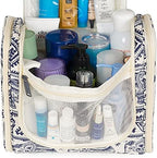 Hanging Toiletry Bag for Women Travel Makeup Bag Organizer Toiletries Bag for Cosmetics Essentials Accessories (Large, Elephant)