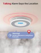 X-Sense Combination Smoke and Carbon Monoxide Detector with Voice Location, Interconnected Smoke Detector Carbon Monoxide Detector Combo with Base Station (Not Included), Model XP0A-MR, 1-Pack
