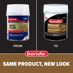 3M Bondo Wood Filler 30 oz (850.49 g) with Bondo Cream Hardner 0.5 oz (14g), Repairs Chips and Cracks in Wood, Sandable, Paintable, and Stainable (WF-QT-ES)