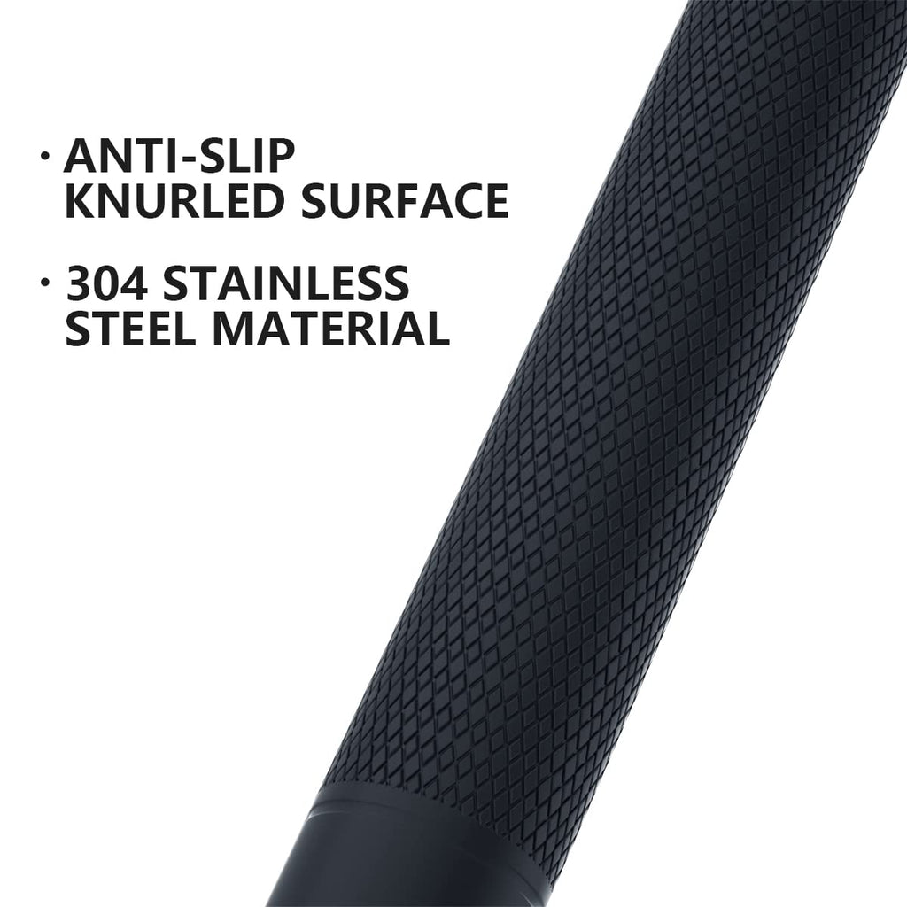 32 Inch Anti Slip Shower Grab Bar Oil Rubbed Black 1.25" Diameter,Munzong Bathroom Grab Bar, Knurled Bathroom Balance Bar,Safety Hand Rail Support Handicap Elderly Senior Assist Bath Handle