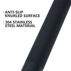 20 Inch Anti Slip Shower Grab Bar Oil Rubbed Black 1.25" Diameter,Munzong Bathroom Grab Bar, Knurled Bathroom Balance Bar,Safety Hand Rail Support Handicap Elderly Senior Assist Bath Handle