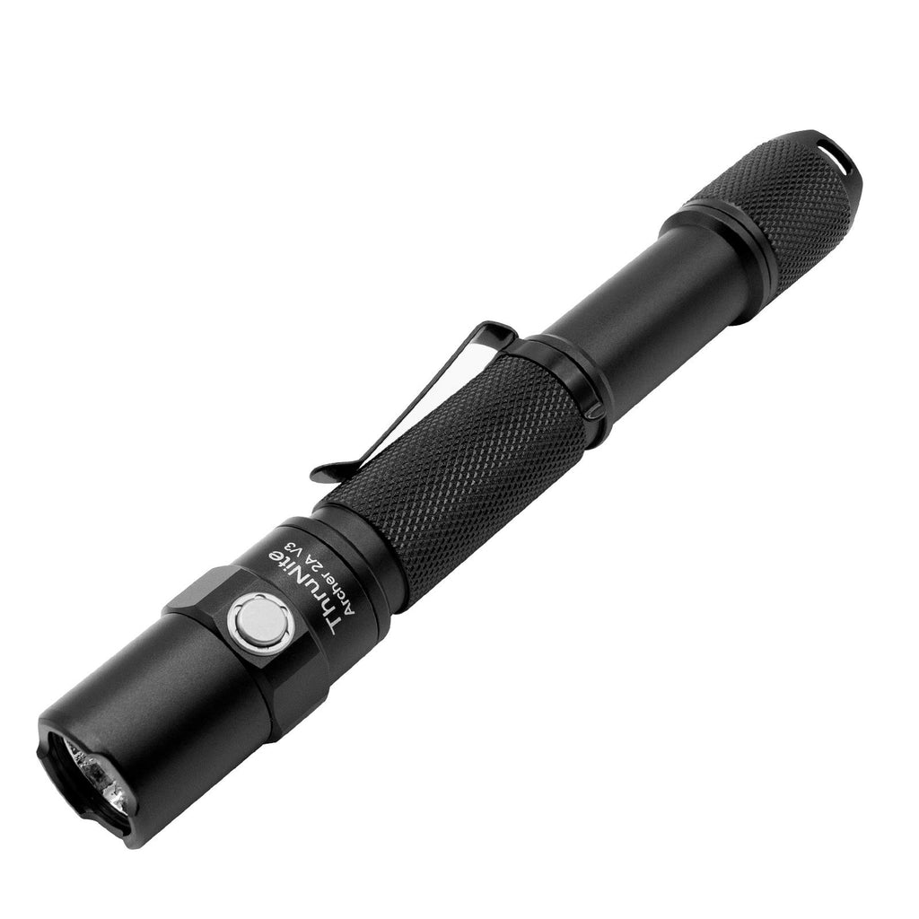 ThruNite Archer 2A V3 LED Flashlight, High Lumens AA Flashlight, IPX8 Waterproof Dual Switch Bright Flashlight for Hiking Emergency Power Outage - Cool White