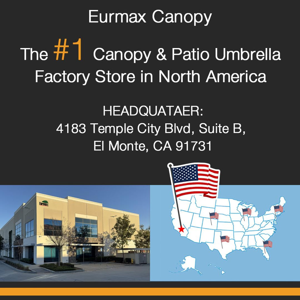 Eurmax USA 20-Pack Secure Protection Galvanized Tent Stakes,Rust-Proof Steel Canopy Anchors for High Winds,Heavy Duty Commercial Ground Pegs for Camping,Pop Up Tents&Gazebos - Includes 4x10ft Ropes