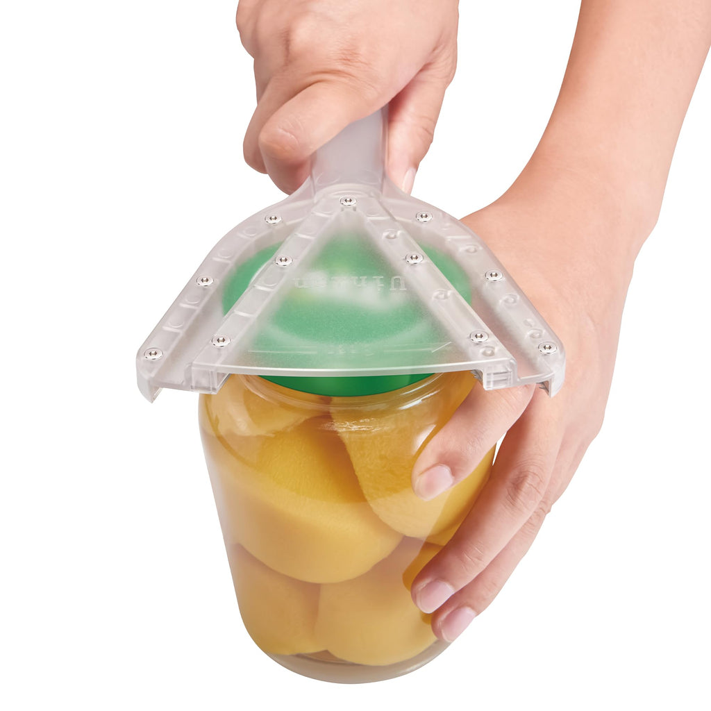 Uinxan Jar Opener for Weak Hand & Seniors with Arthritis,Easy Twist Off Bottle Caps,Patent | Unique Kitchen Gadgets, Christmas Gifts for Elderly/Women/Men (Blue)