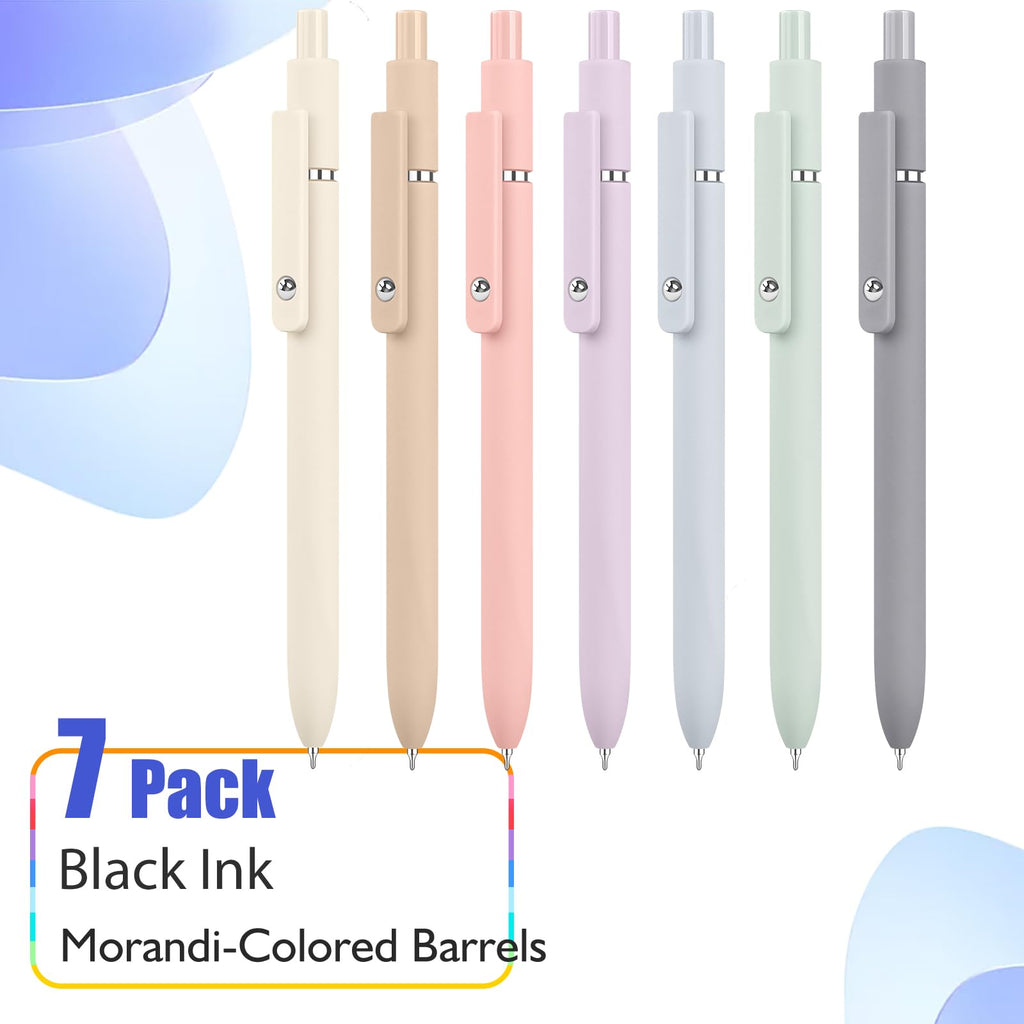 Christmas Gifts Stocking Stuffers, Aesthetic Gel Pens, 0.5mm Fine Point Black Cute Pens Office Desk Accessories, Japanese Stationary Home Work Essentials Nurse School Supplies,Teen Girl Birthday Gifts