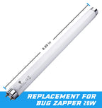 Bluex Bulbs 4 Pack Bug Zapper Replacement Lamp Bulb Light Tube 10W for 20W Electronic Bug Zapper T8 Fluorescent Light Tube Replacement Bulb for Bug Zapper