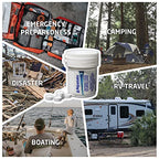 Aquatabs 397mg Water Purification Tablets (100 Pack). Water Filtration System for, Camping, Emergencies, Survival, and RVs. Easy to Use Water Treatment and Disinfection.