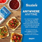 Suzie's Organic Brown Rice Cake Thins|12 Pack|Unsalted Sodium Free|USDA Organic, NON-GMO, Fat-Free, Sugar-Free, Gluten-Free|Low-Calorie Snack-16 Calories Per Slice|Bread & Cracker Replacement