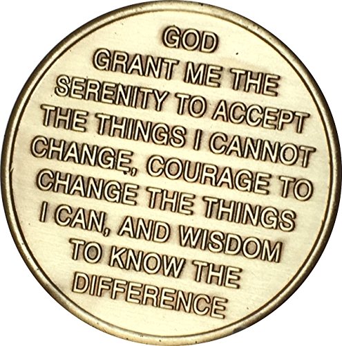 RecoveryChip Out of The Ashes of Addiction Color Phoenix Rising from Flames Sobriety Medallion