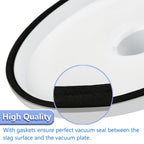 SP1106 Pool Skimmer Vacuum Plate Compatible with Hayward Swimming Pools Skimmers SP1082 1084 1085 1075, Pool Vacuum Skimmer Adapter Cover for Skim Vac Plate In-Ground Pools Skimmers Replacement Parts