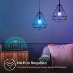 Kasa Smart Light Bulbs, Full Color Changing Dimmable Smart WiFi Bulbs Compatible with Alexa and Google Home, A19, 9W 800 Lumens,2.4Ghz only, No Hub Required, 4 Count (Pack of 1), Multicolor (KL125P4)