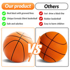 Silent Basketball, Silent Basketball Dribbling Indoor, 2025 Upgrade Silent Basketball 7-24cm/9.44in Dunk Basketball Indoor Training, Silent Swish Basketball(Adult Basketball)