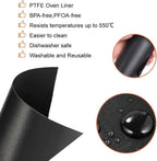 Air Fryer Liners Compatible with Breville the Smart Oven Air Fryer Pro, 100 PCS Unbleached Baking Parchment Paper Disposable with 4 PCS AirFryer Oven Liners Accessories for Breville BOV900BSS