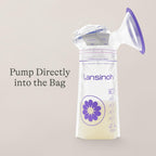 Lansinoh Breastmilk Storage Bags, 150 Count, Baby Essentials, Fast Freeze & Thaw Breast Milk Bags for Baby Bottle Feeding, Superior Strength & Stretch, 6 Ounce