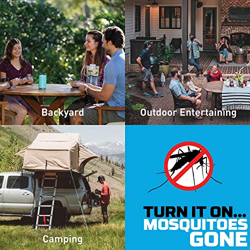 Thermacell Mosquito Repeller Patio Shield; Includes 12-Hour Refill; Highly Effective Mosquito Repellent for Patio; Bug Spray Alternative; Scent Free; No Candles or Flames