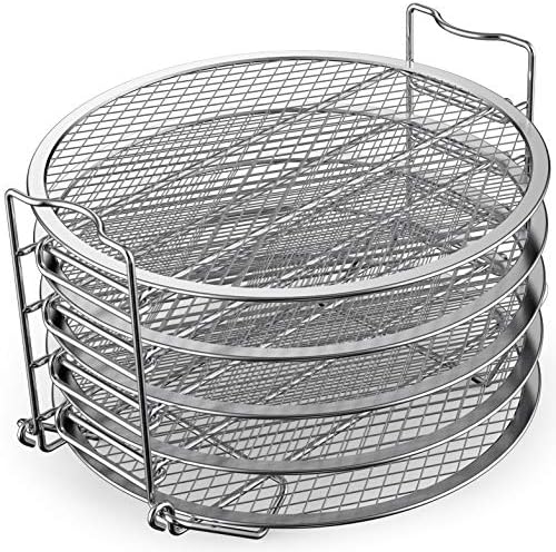 SICHEER Dehydrator Rack Stainless Steel Stand Accessories Compatible with Ninja Foodi Pressure Cooker and Air Fryer 6.5Quart