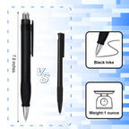 lyforx Big Fat Pens - Enhanced Writing Stability for Arthritis and Elderly Easy Thick Grip（6 Pens + 10 Refills）