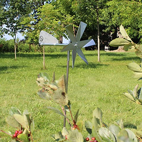 Lehman's Mole Chasing Humane Deterrent Windmill Covers 20,000 Feet Using Vibrations from Wind, Single