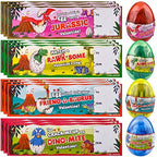 JOYIN 12 Pack Valentine’s Greeting Cards with Transforming Dinosaur Toys in Egg, Classroom Exchange Prize for Valentine Party Favor, Hatching Dinosaur Eggs, School Gift Exchange