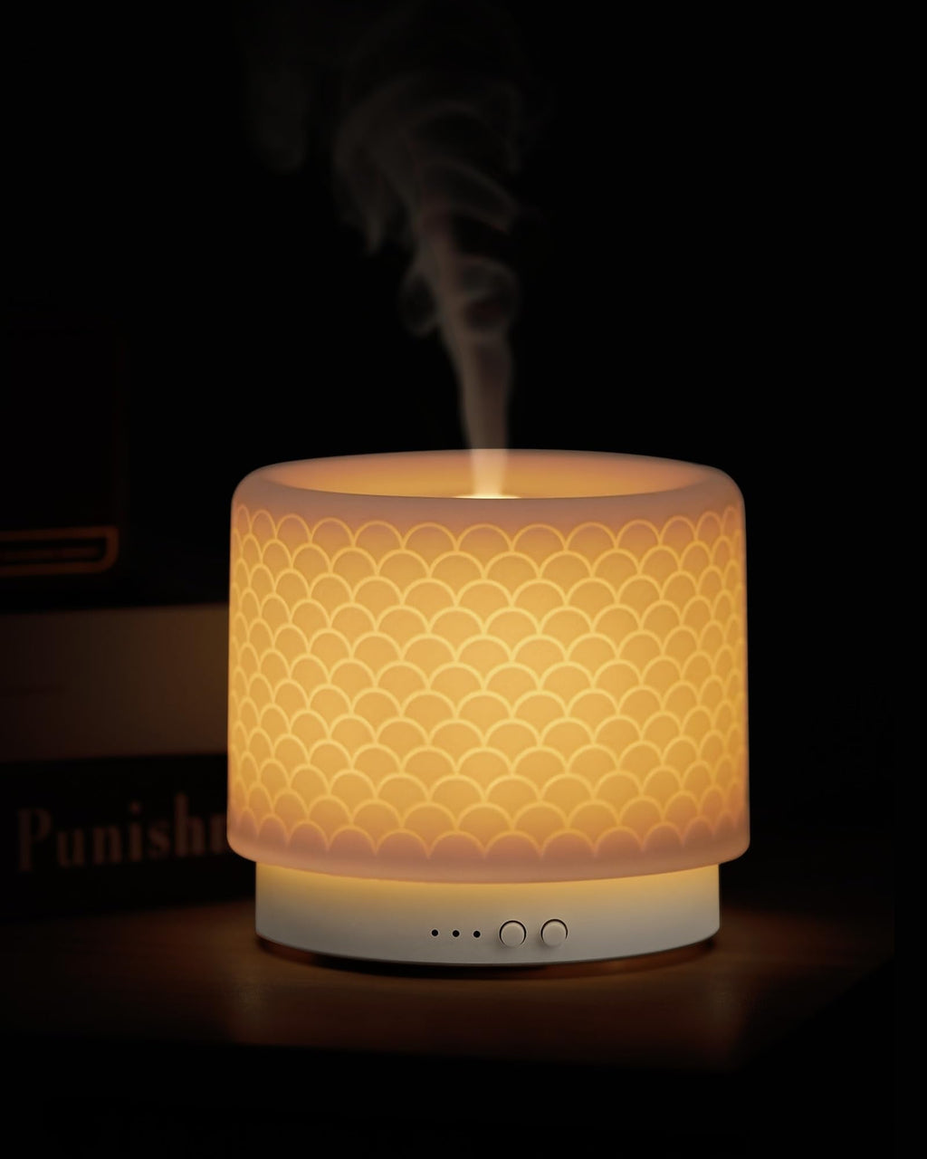 Essential Oil Diffuser, Ceramic Diffuser for Essential Oil Large Room Diffusers,Ultrasonic 280ml Aromatherapy Diffuser with Essential Oil, Bedroom Vaporizer Cool Mist Humidifier for Home Office