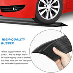 Jin&Bao Universal Garage Door Threshold Seal Strip 20FT Kit, Bottom Waterproof Rubber Weather Stripping Replacement（Black, 2 Adhesive）