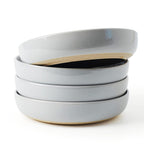 famiware Milkyway 33 oz Bowl Set, Pasta Bowls Set of 4, Salad Bowls Perfect for Your Friend for Housewarming, Thanksgiving, Christmas, Light Gray