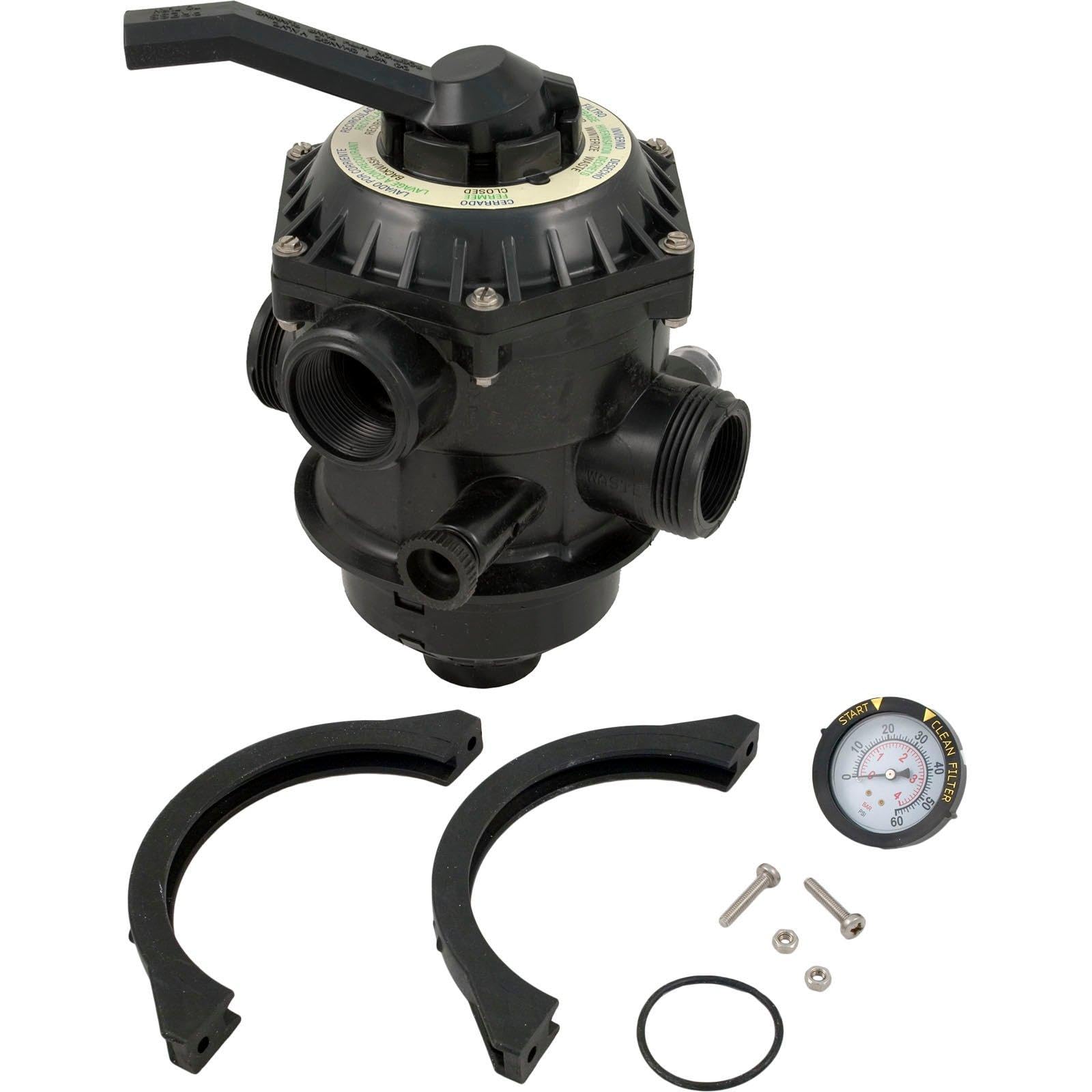 Pentair 262506 1-1/2- Inch 6-Way Clamp Style Valve Replacement Pool and Spa Sand Filter