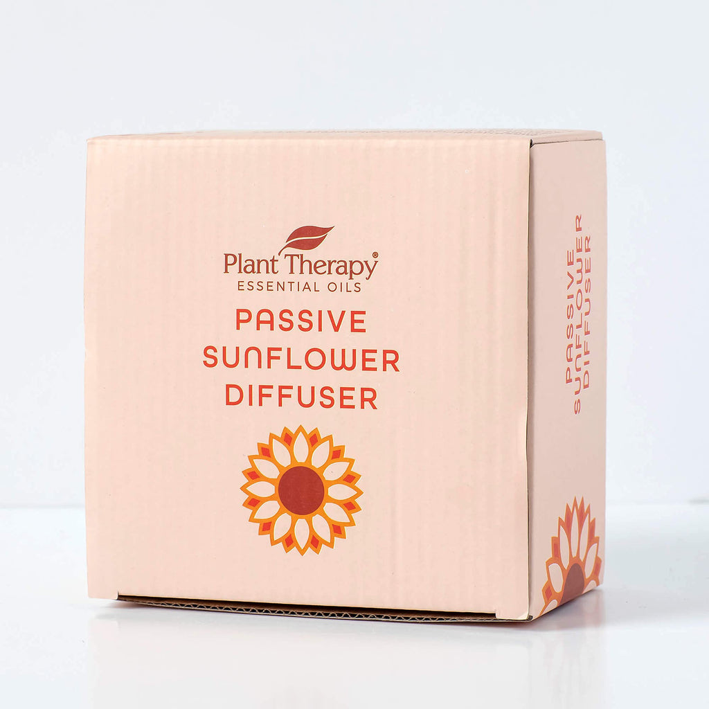 Plant Therapy Passive Sunflower Aromatherapy Diffuser - A Chic and Natural Home, Office, and Travel Essential Oil Diffuser