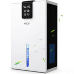 Dehumidifier, 118 OZ Dehumidifier for Home (980 sq.ft), Dehumidifiers for Basement, Bathroom, Bedroom, Quiet with Humidity monitoring, Auto Shut Off, Sleep Mode, 7 Colors LED Light, RV, Closet, White