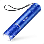 Flashlight Rechargeable,2000L High Lumens Flashlight,Super Bright Small LED Flash Light-Zoomable,Adjustable Brightness,Long Lasting for Camping,Outdoors,Christmas Gifts Men&Women-Blue