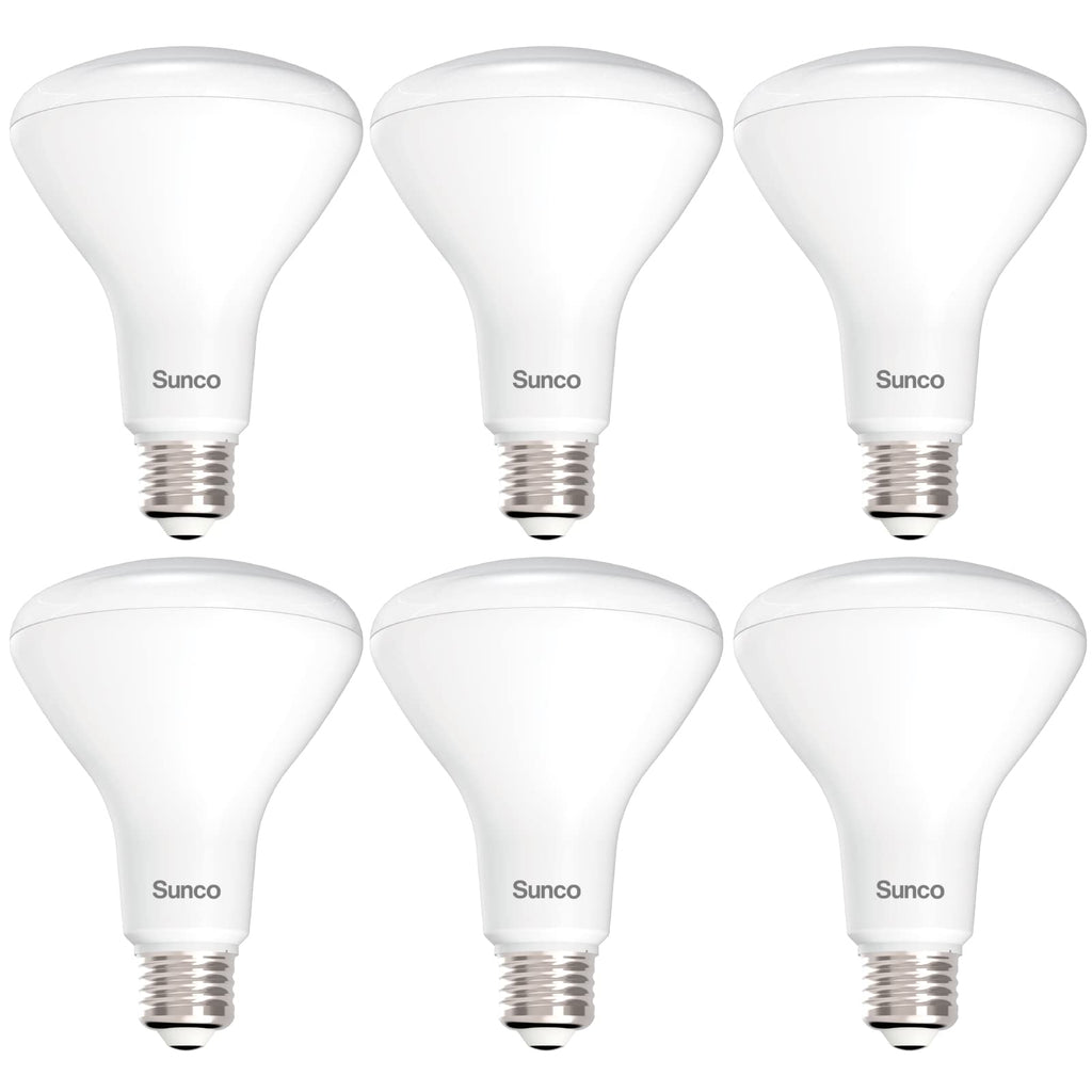 Sunco 6 Pack BR30 Light Bulb LED Recessed Can Light Bulbs, Indoor Flood Light Bulb 850 LM, 11W (65W Equivalent), 3000K Warm White, Dimmable, E26 Base, for Home, Kitchen, Bedroom UL