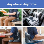 Lifted Lumbar: Lumbar Support Pillow for Office Chair | Adjustable, Doctor-Developed Back Seat Cushion for Chairs, Couches, and Cars | Ergonomic Pressure Relief & Enhanced Blood Flow
