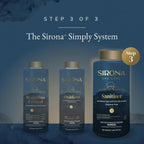 Sirona Simply Hot Tub Care Kit: Waterline Cleaner, Oxidizer, Non-Chlorine Sanitizer with My Garden Pool 20 Ct. Test Strips & Scum Sponge Flower Oil-Absorbing Sponge for Hot Tubs and Pools