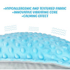 Bright Autism Hugger Pillow for Sensory Needs- Calming Vibrating pillow for kids. Therapy Relaxing tool That helps Children to soothe stress or anxiety. The perfect sleep aid for a sensory room.