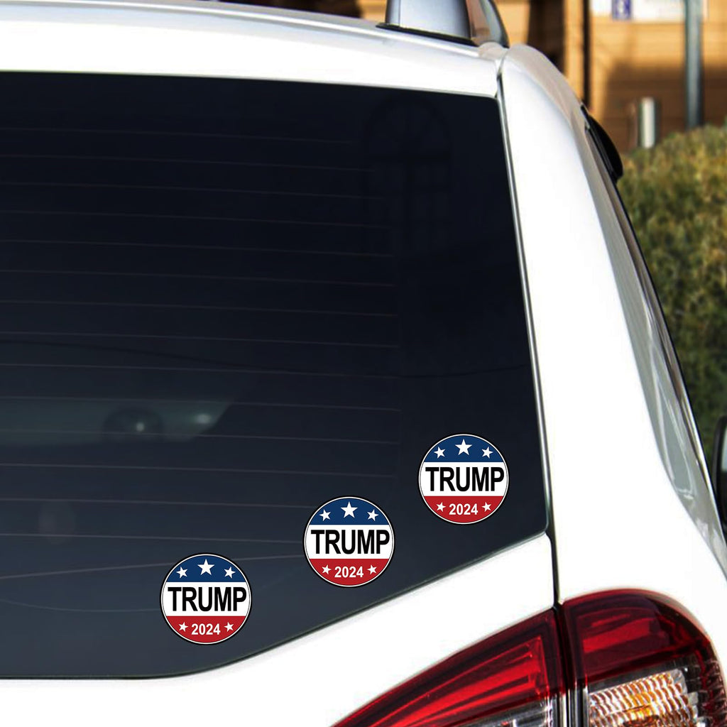 YINENA 100Pcs Trump 2024 President Election Stickers Donald Trump Stickers and Decal for Car Bumper Motorcycles Helmets Laptop Window Waterproof Decor 3x3 Inch