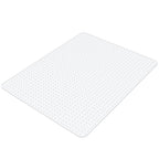 Office Chair Mat for Carpets, 30"x 48" Transparent Computer Desk Chair Mat for Low and No Pile Carpeted Floors, Thick and Sturdy Floors Protector on Carpet for Home Office, Easy Rolling