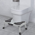 Toilet Stool, 7 Inches Metal Poop Stool for Bathroom, Collapsible Potty Stool for Adults and Kids