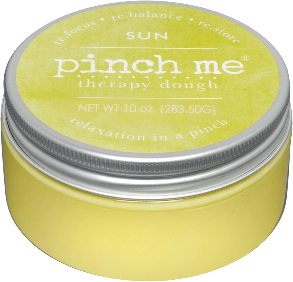 Pinch Me Therapy Dough - Holistic Aromatherapy Stress Relieving Putty - 10 Ounce Sun Scent