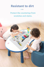 Silicone Mat for Kitchen Counter, Heat Resistant Nonskid Table Mat for Air Fryer to Site on, Countertop Protector, Thick 2MM, XL Large