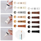 SEISSO Furniture Repair Kit, Wood Floor Repair Kit, Furniture Scratch Repair Wood Fillers, 12 Colors Touch Up for Wood Scratches, Stains, Floors, Laminate, Cabinet, Cherry, Tables, Carpenters