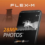 SPYPOINT Flex-M Twin Pack Cellular Trail Cameras - Best Value in Hunting Accessories, No WiFi Needed, GPS, Night Vision, Dual-Sim LTE, IP65 Water-Resistant, 28MP Photos, 720p Videos + Sound (2)