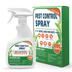 TSCTBA Pest Control Spray, Indoor Pest Control Mint Spray for Home and Kitchen - Fly, Ant, Spider, Roach, Flea, Bug and Mosquito Repellent, All Natural, Safely and Effectively - 12.5 OZ