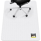 Kuyal Office Chair Mat for Carpet, 32x55 Clear Heavy Duty Computer Chair Mat, Under Desk Protector Carpeted Floors Mat, Easy Chair Movement,Ship Flat