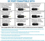 TKDY 19V 3.42A Laptop Charger Adapter, 19V DC Power Supply Compatible with 19 Volts Asus Gateway Toshiba HP Laptop Computer Accessories LG Samsung Monitor JBL Speaker.