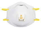 3M N95 Respirator 8511, 10 Pack, NIOSH-APPROVED N95, Features 3M COOL FLOW Exhalation Valve, Relief From Dusts & Certain Particles During Sanding, Pollen, Mold Spores, Dust Particles (8511DB1-A-PS)