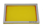 Aluminum Screen Printing Screens, Size 10 x 14 Inch Pre-Stretched Silk Screen Frame (305 Yellow Mesh)