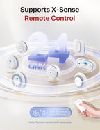 X-Sense Wireless Interconnected Smoke Detector Fire Alarm with Over 820 feet Transmission Range, XS01-WR Link+