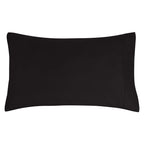 Amazon Basics Lightweight Super Soft Easy Care Microfiber 4-Piece Bed Sheet Set with 14-Inch Deep Pockets, Queen, Black, Solid